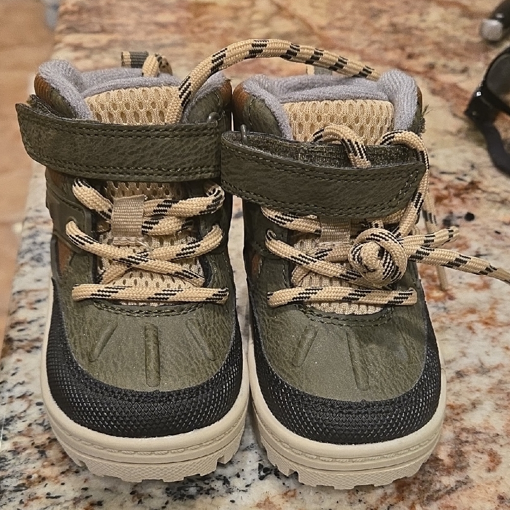 Carter's Olive and Black Kids Boots